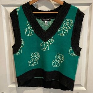 UO Dice Sweater Vest
